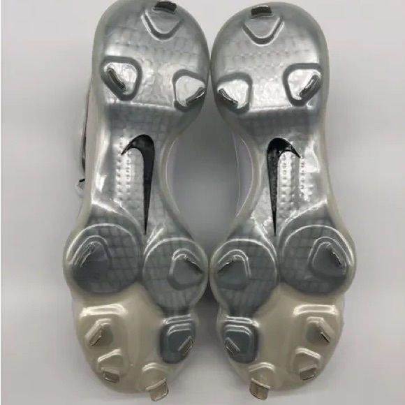 Nike Force Zoom Trout 7 Baseball Metal Cleats White Black Men’s CI3134-102 - Picture 7 of 7